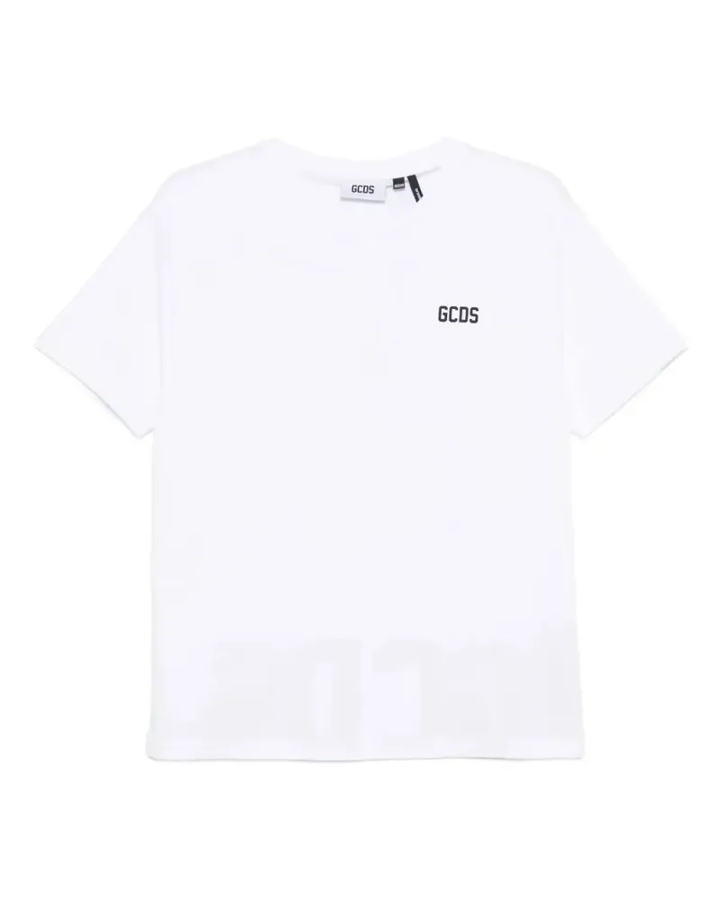 GCDS Low Bond T-Shirt mit Logo-Print - Weiß Weiß