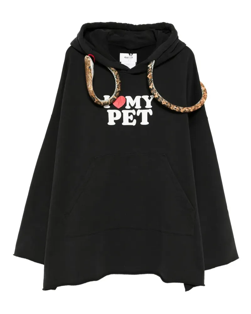 Doublet I Love My Pet Hoodie - Schwarz Schwarz