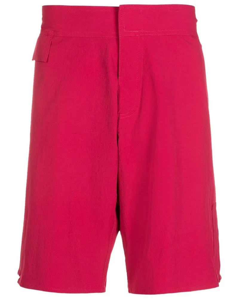 Amir Slama Knielange Badeshorts - Rot Rot
