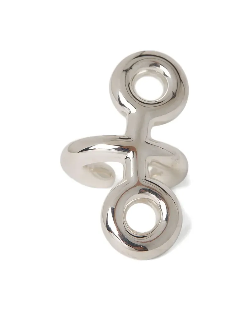 Charlotte Chesnais Binary Ear Cuff - Silber Silber