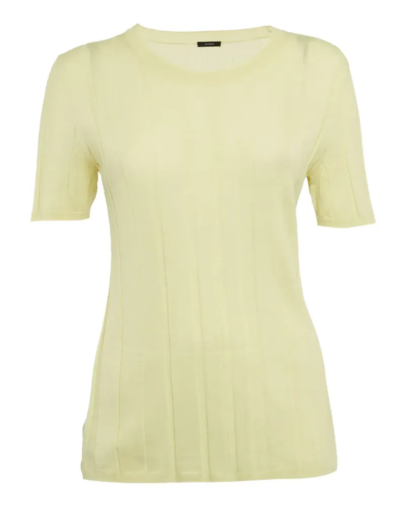 Joseph Gerippter Pullover - Gelb Gelb