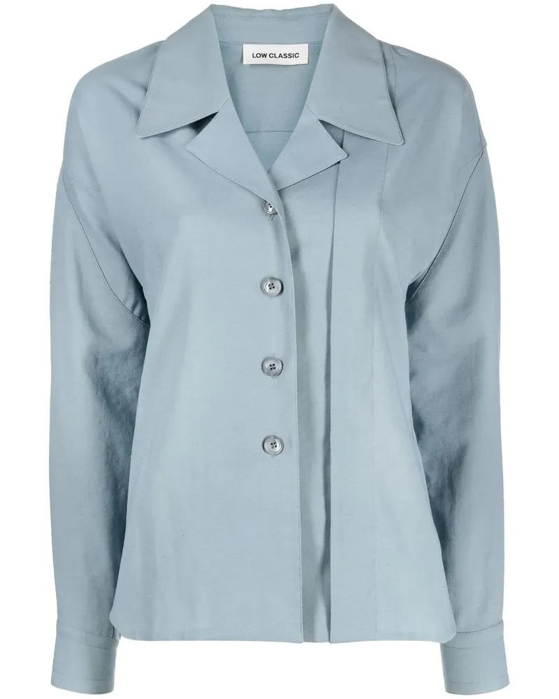 LOW CLASSIC Schmales Hemd - Blau Blau