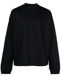 Jil Sander Pullover aus Wollfilz Blau