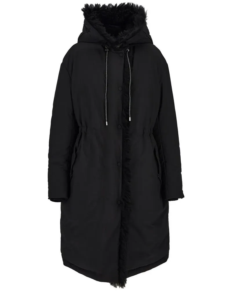 Ferragamo Parka mit Shearling-Futter - Schwarz Schwarz