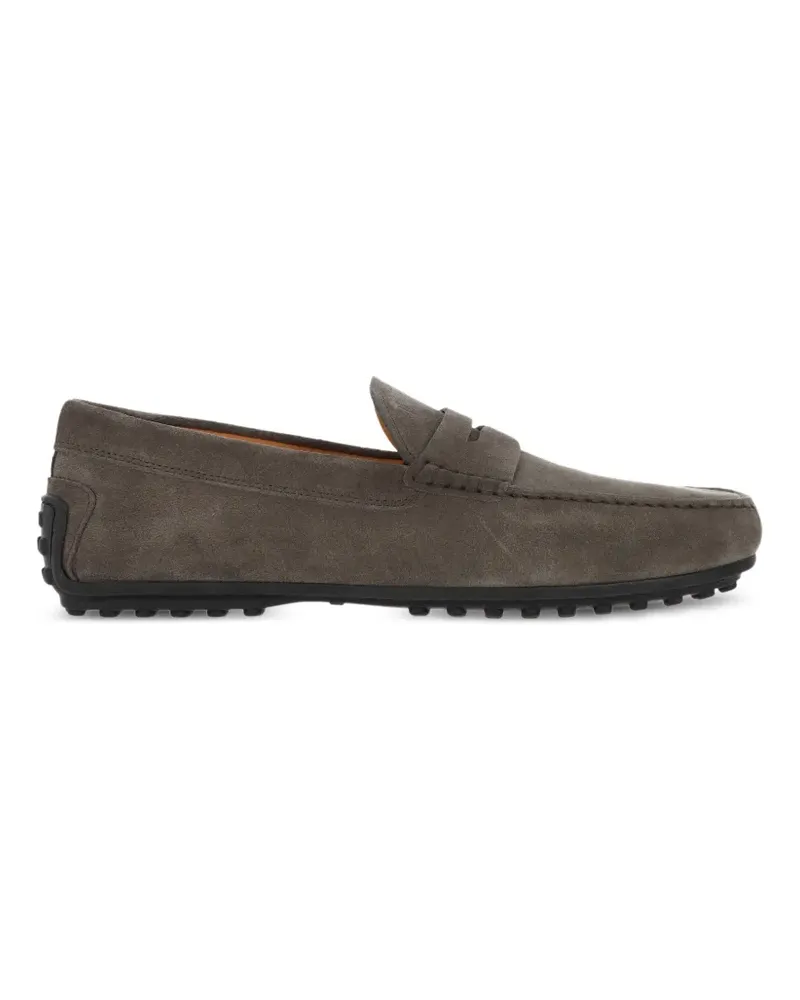 TOD'S City Gommino loafers in suede - Grau Grau