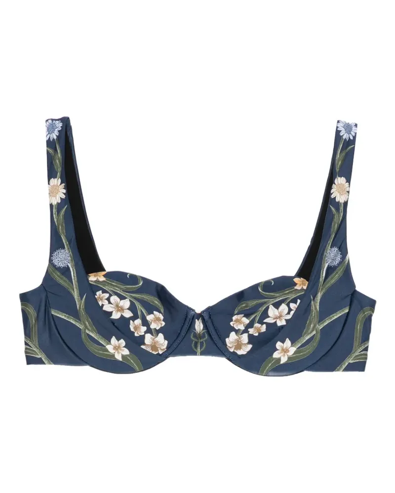 AGUA BENDITA Zucchini Laguna bikini top - Blau Blau