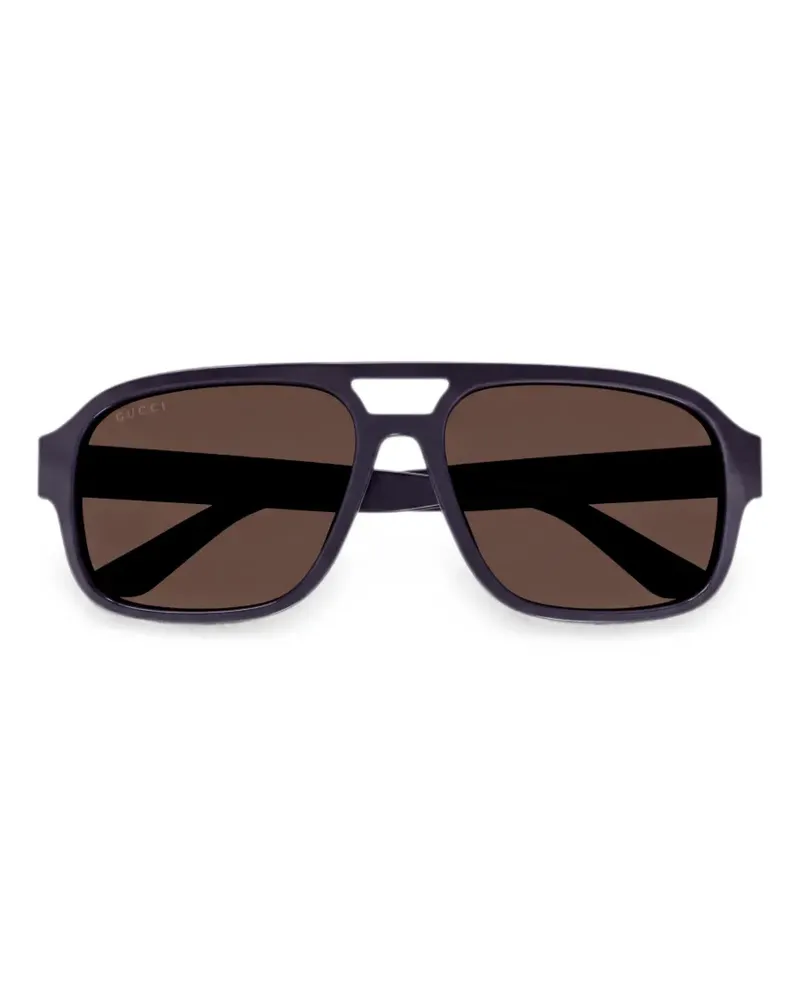 Gucci pilot-frame sunglasses - Schwarz Schwarz