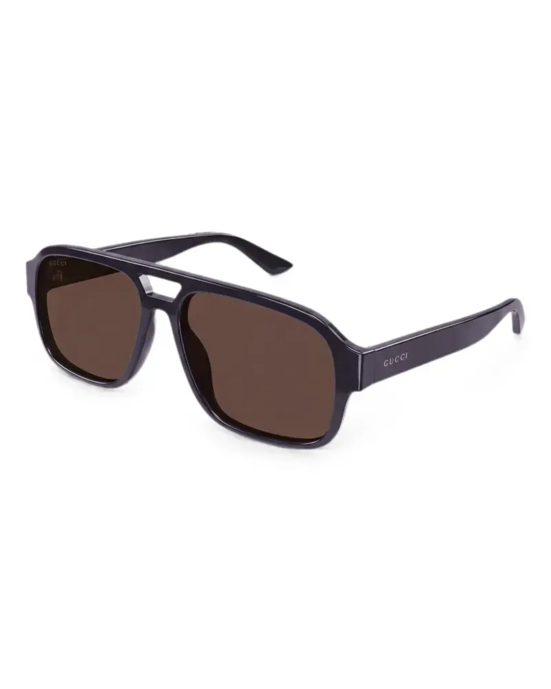 Gucci Getönte Pilotenbrille - Schwarz Schwarz