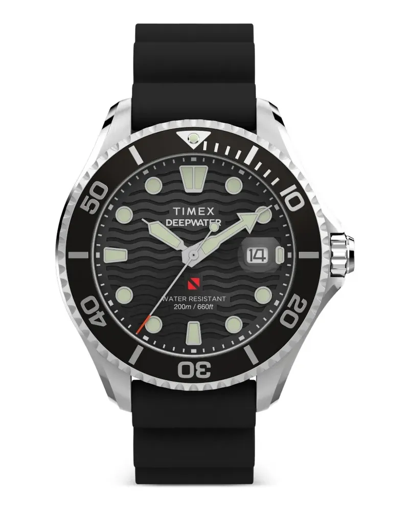 Timex Deepwater Meridian Armbanduhr 44mm - Schwarz Schwarz
