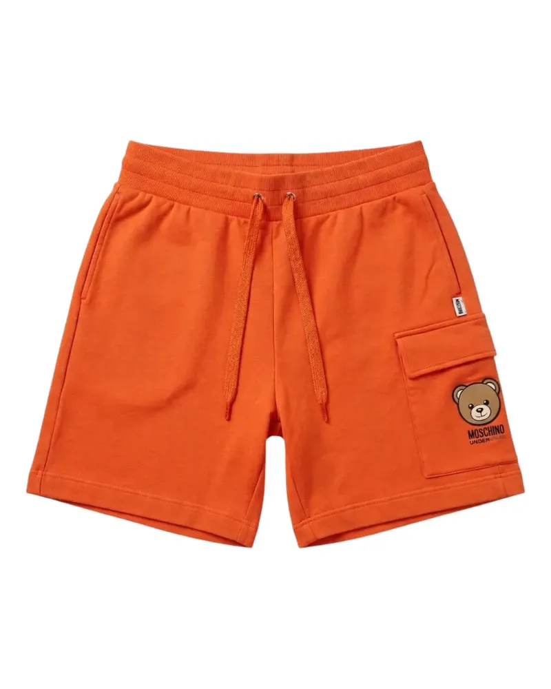 Moschino Joggingshorts mit Kordelzug - Orange Orange