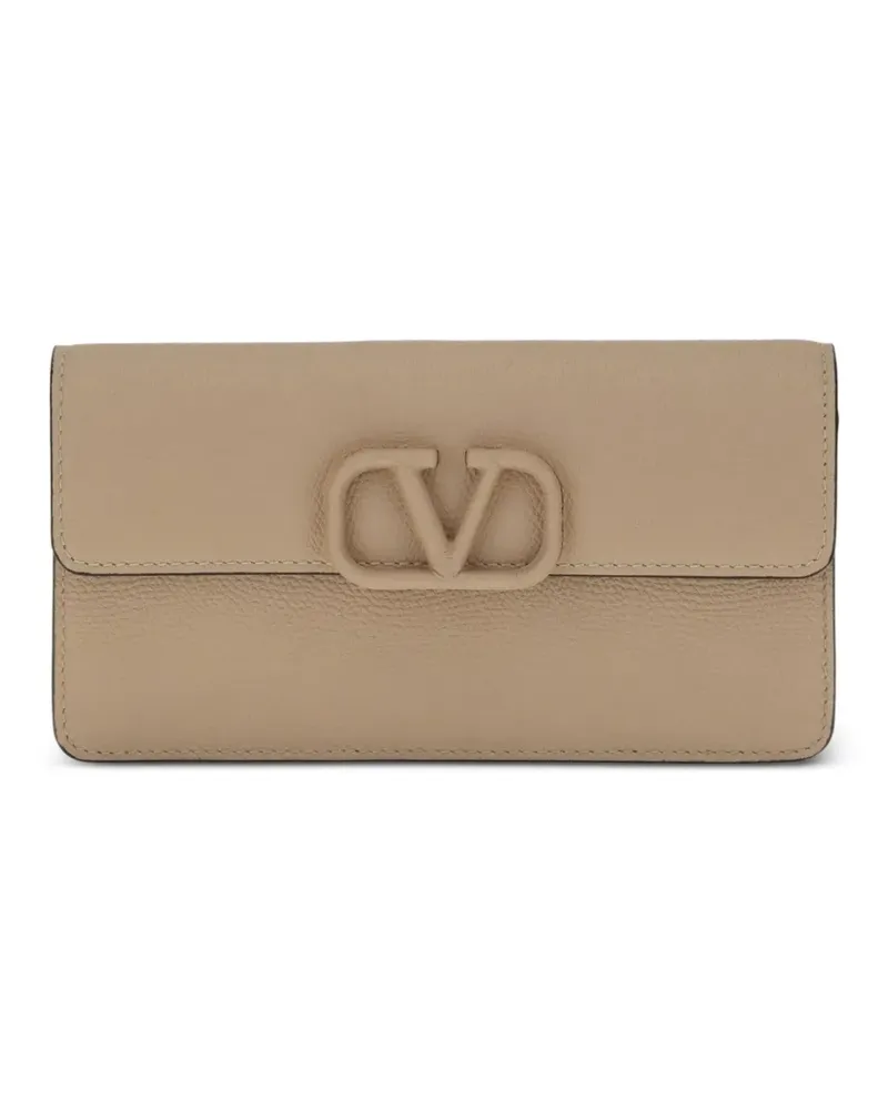 Valentino Garavani VLogo Signature Portemonnaie - Braun Braun