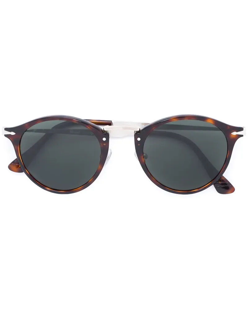 Persol Sonnenbrille mit runden Gläsern - Braun Braun