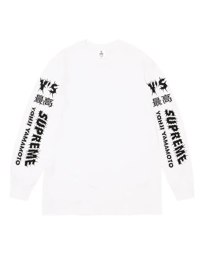 Supreme Being x Y's by Yohji Yamamoto® Langarmshirt - Weiß Weiß