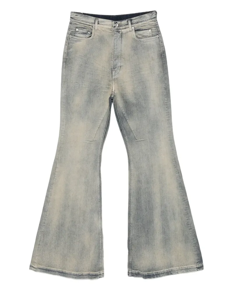 DRKSHDW by Rick Owens Ausgeblichene Bolan Bootcut-Jeans - Blau Blau