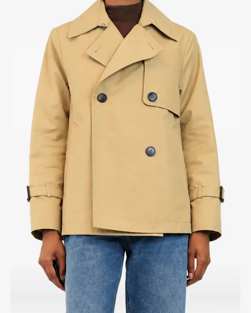 Max Mara double-breasted trench jacket - Nude Nude
