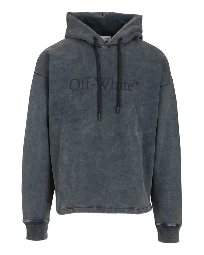 OFF-WHITE hooded sweatshirt - Blau Blau