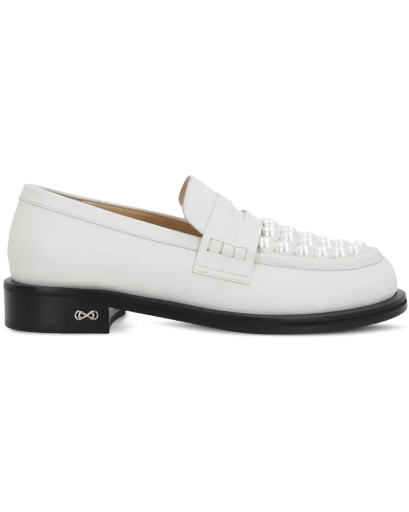 Mach & Mach Caddy Loafer - Weiß Weiß