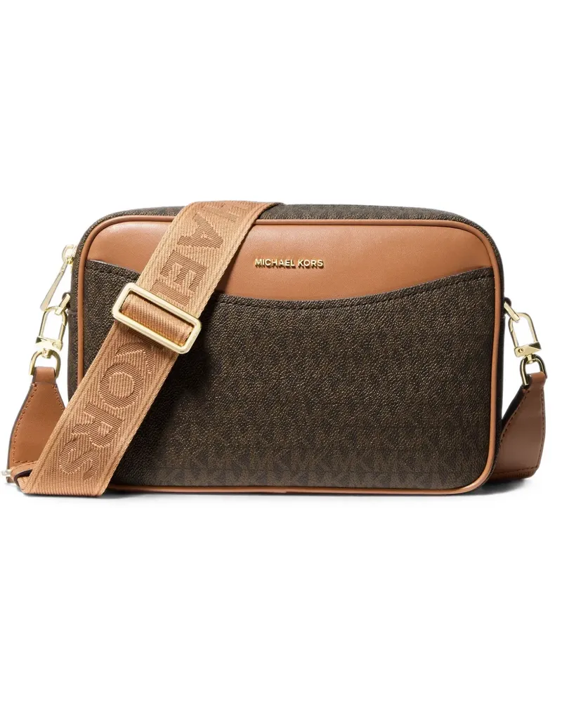 Michael Kors Große Schultertasche mit exklusivem Bev-Logo - Braun Braun