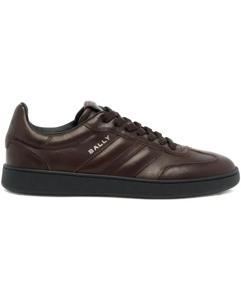 Bally Retro Crest Sneakers aus Leder - Braun Braun
