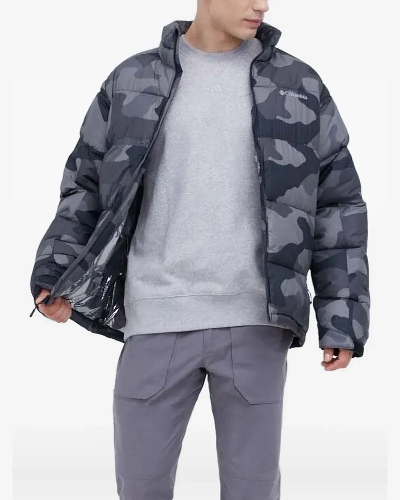 Columbia Sportswear Company Gefütterte Jacke mit Camouflage-Print - Grün Grün