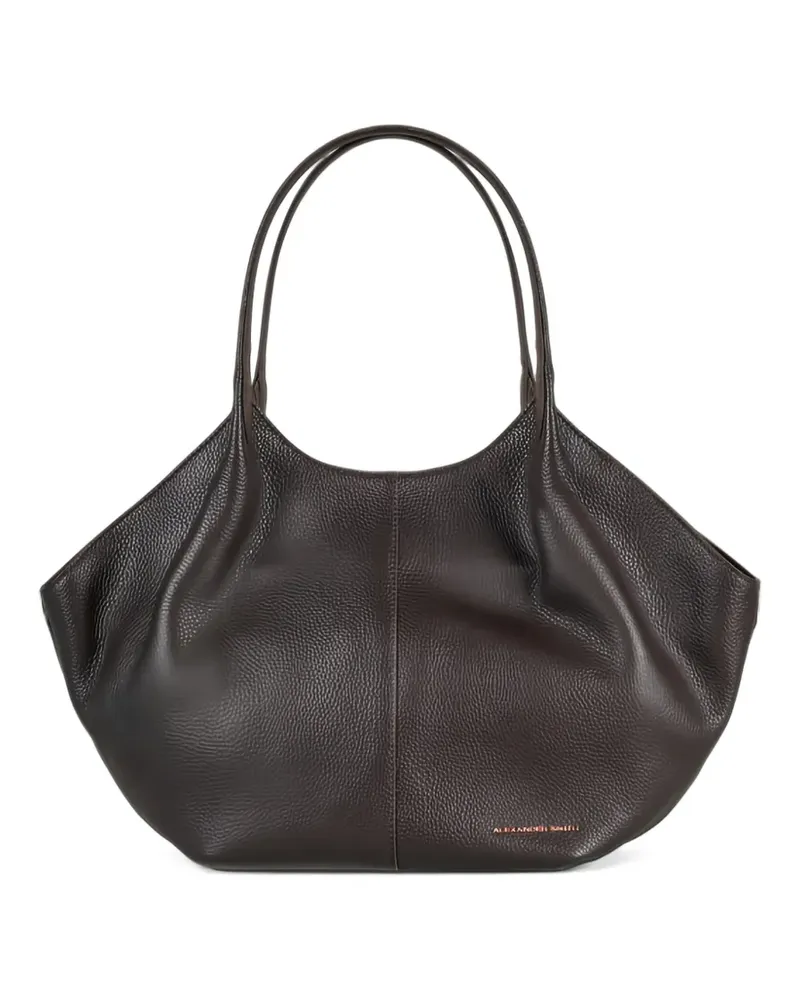 Alexander Smith medium Rachel pebbled-leather shoulder bag - Braun Braun