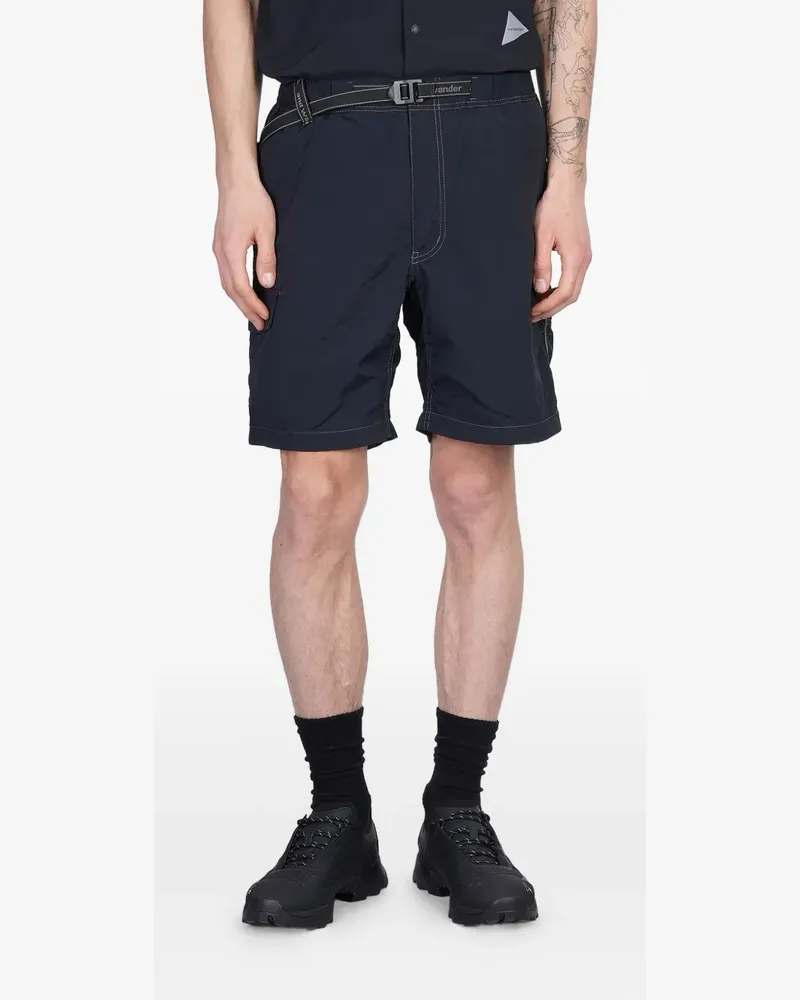 and wander Shorts mit Gürtel - Schwarz Schwarz