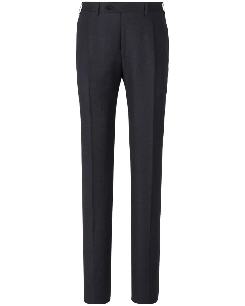 Canali Klassische Hose - Schwarz Schwarz