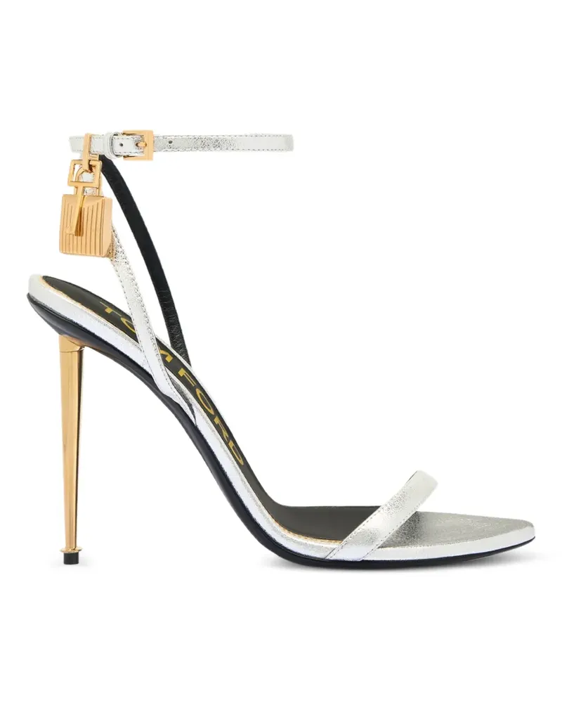 Tom Ford Metallische Sandalen - Silber Silber