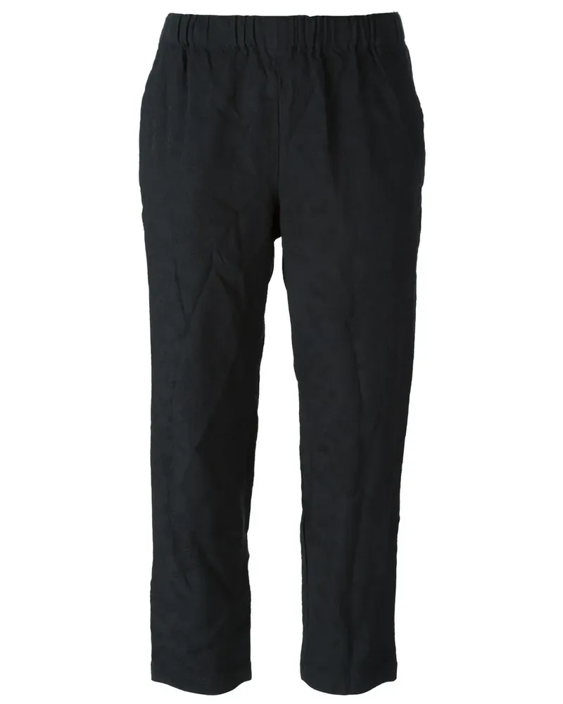 Comme des Garçons Cropped-Hose - Schwarz Schwarz
