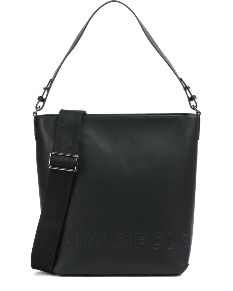 Marc O'Polo Vanja Schultertasche mit Prägung - Schwarz Schwarz
