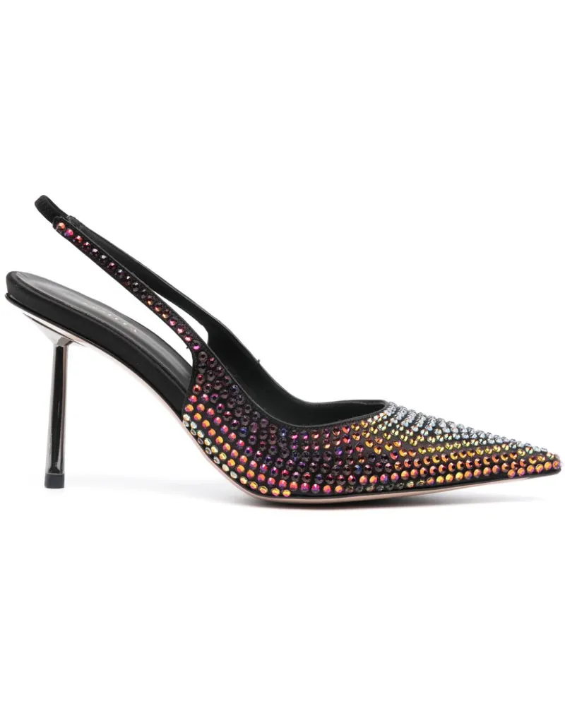 Le Silla Bella Pumps mit Kristallen 70mm - Schwarz Schwarz