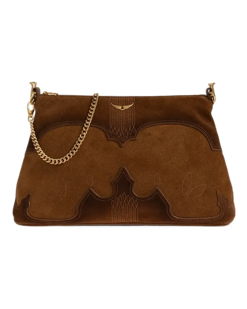 Zadig & Voltaire Jim Western Used-Tasche - Braun Braun
