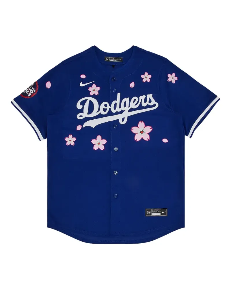 Nike x Takashi Murakami x MLB World Tour Tokyo Series 2025 Dodgers Trikot - Blau Blau