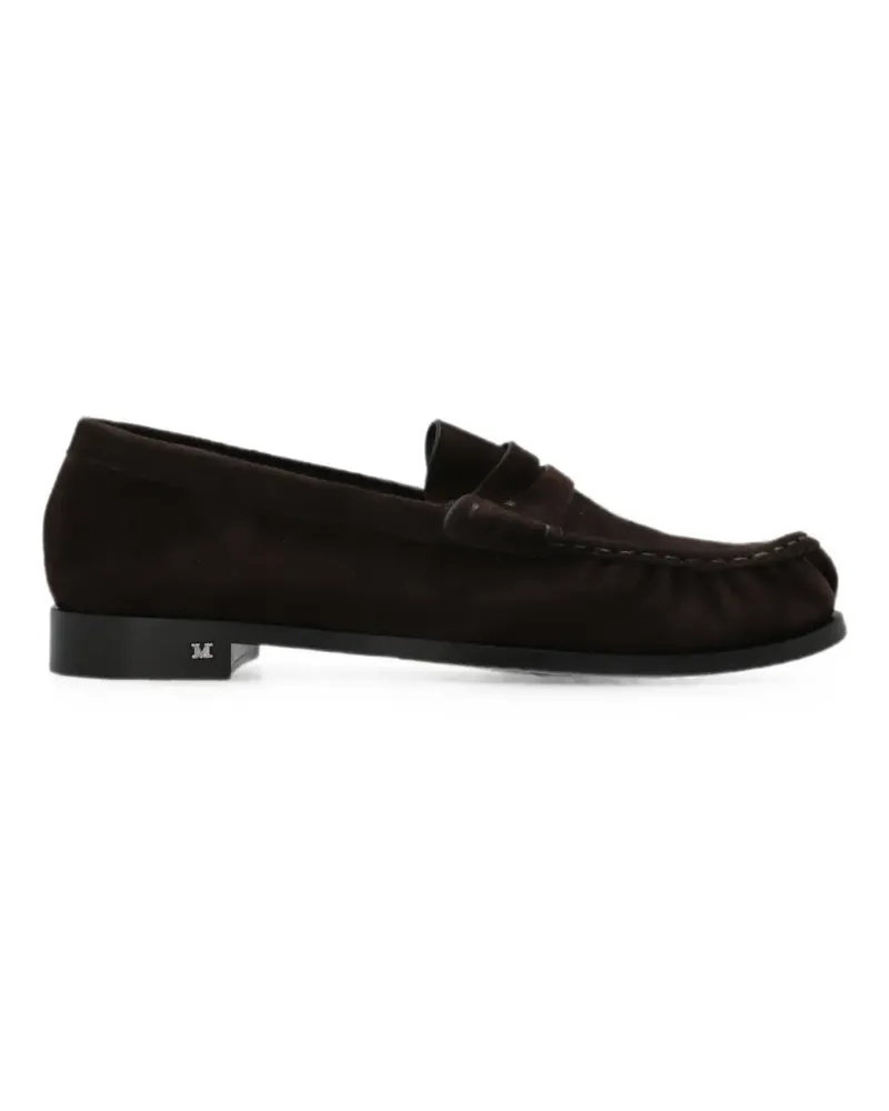 Max Mara leather loafers - Braun Braun