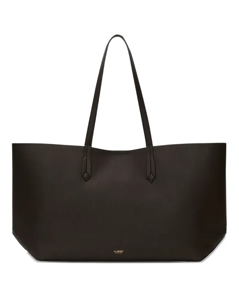 AU DÉPART Handtasche aus Leder - Schwarz Schwarz