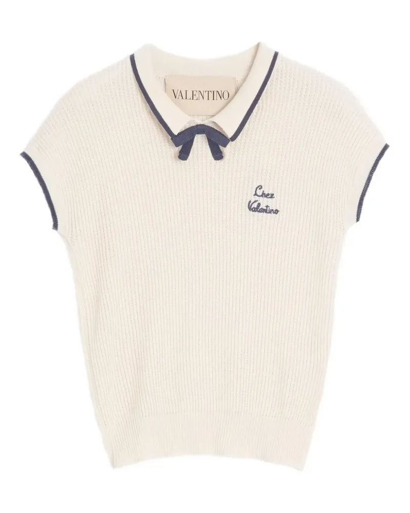 Valentino Garavani Pullover aus Baumwolle - Nude Nude