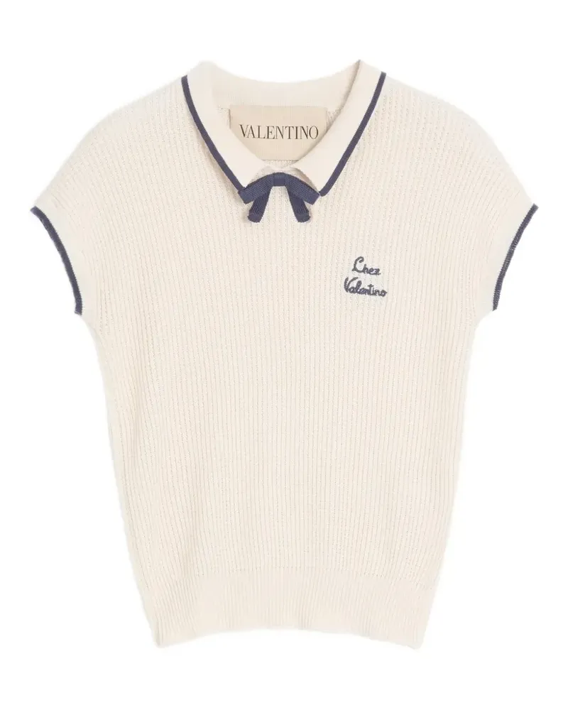 Valentino Garavani Pullover aus Baumwolle - Nude Nude