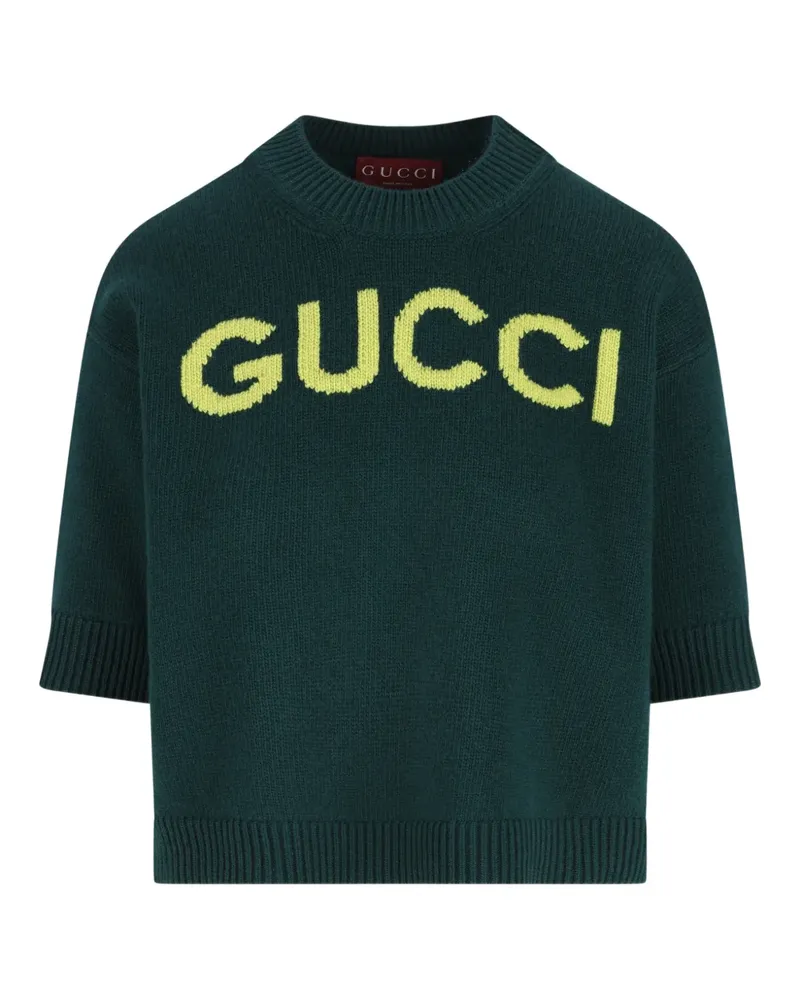 Gucci short-sleeve logo T-shirt - Grün Grün