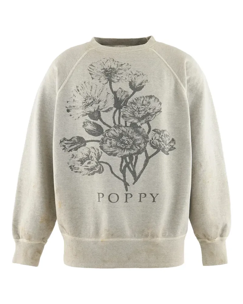 SAINT MXXXXXX Sweatshirt mit Blumenprint - Nude Nude