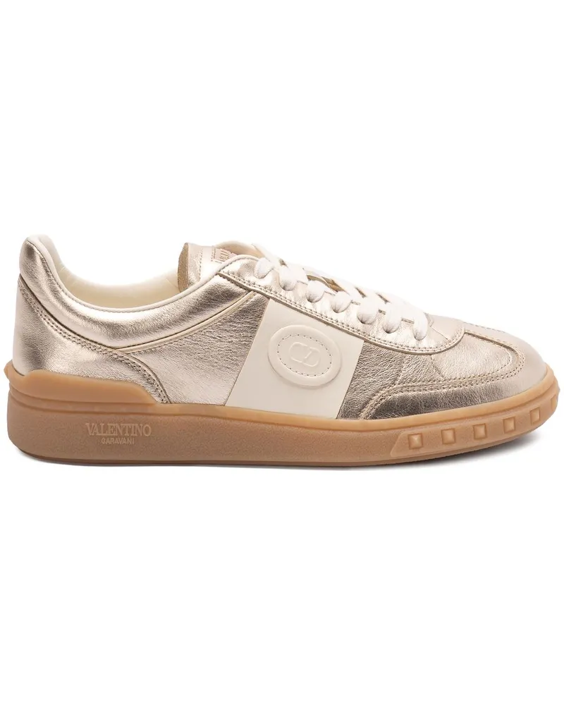 Valentino Garavani Sneakers aus Leder - Gold Gold