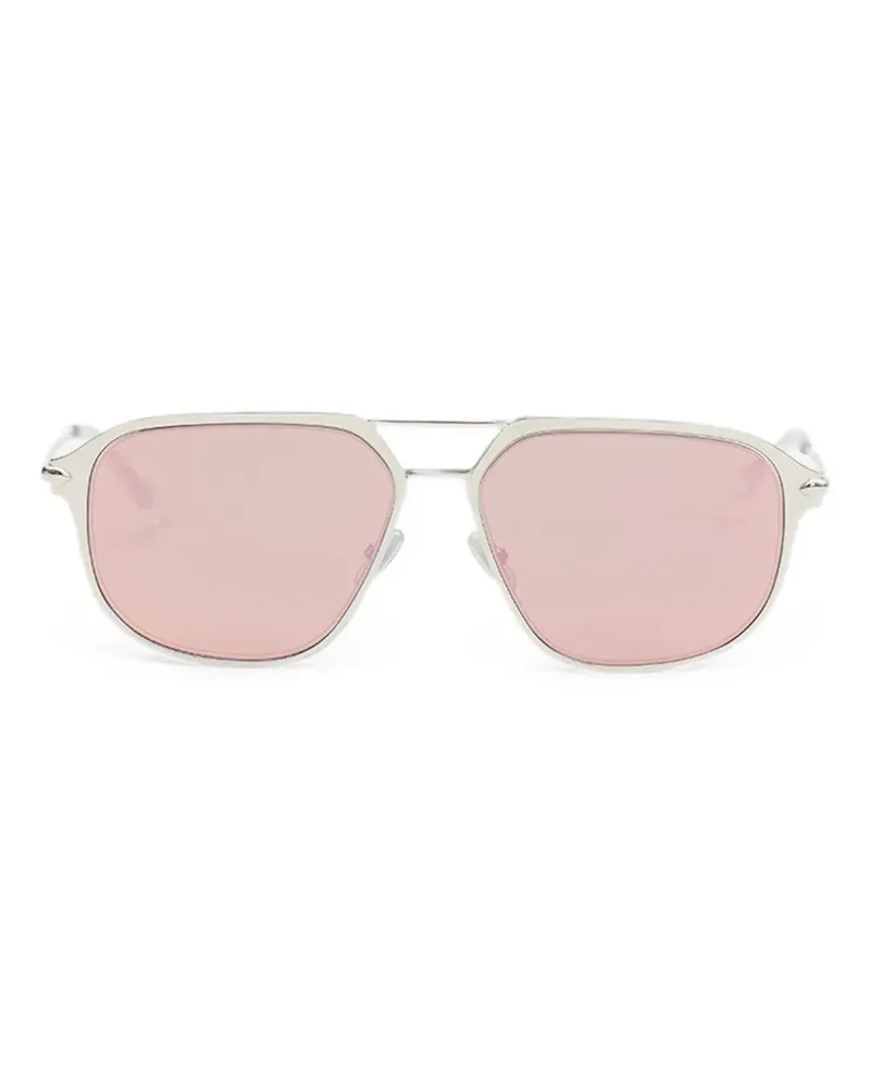 Isabel Marant Arro double-bridge pilot-frame sunglasses - Silber Silber