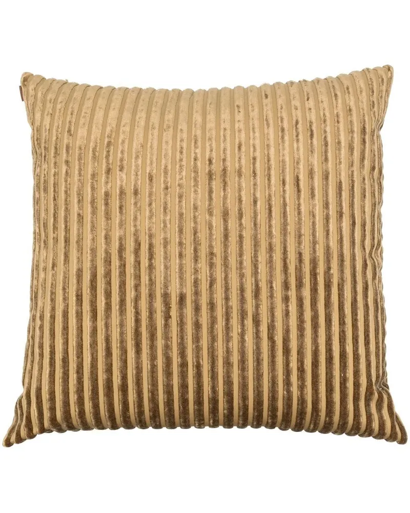 Missoni Home Geripptes Rabat Samtkissen - Grün Grün