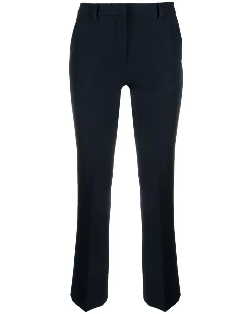 PT TORINO Hoch sitzende Cropped-Schlaghose - Blau Blau