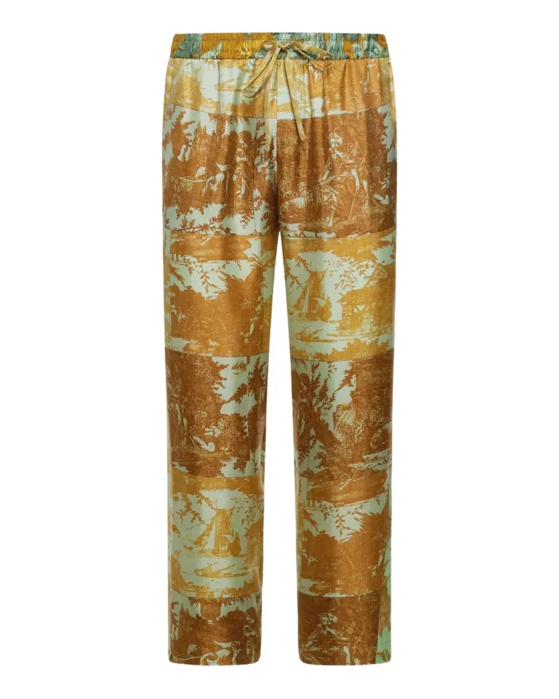 Pierre-Louis Mascia Hose mit Stretchbund - Braun Braun