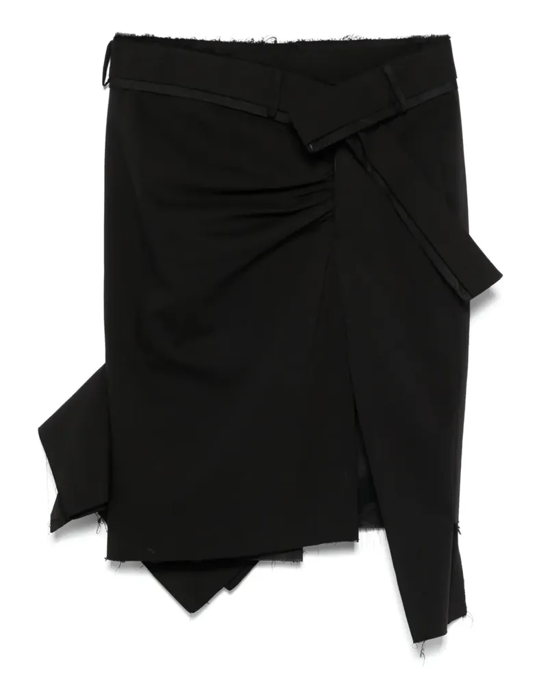 OTTOLINGER Asymmetrischer Minirock - Schwarz Schwarz