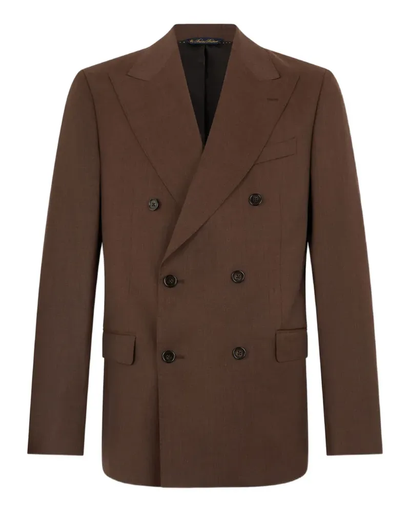 Brooks Brothers double-breasted virgin wool blazer - Braun Braun
