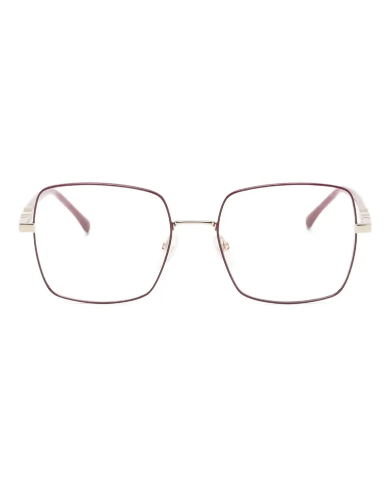 Zadig & Voltaire square-frame wing-detail glasses - Rot Rot