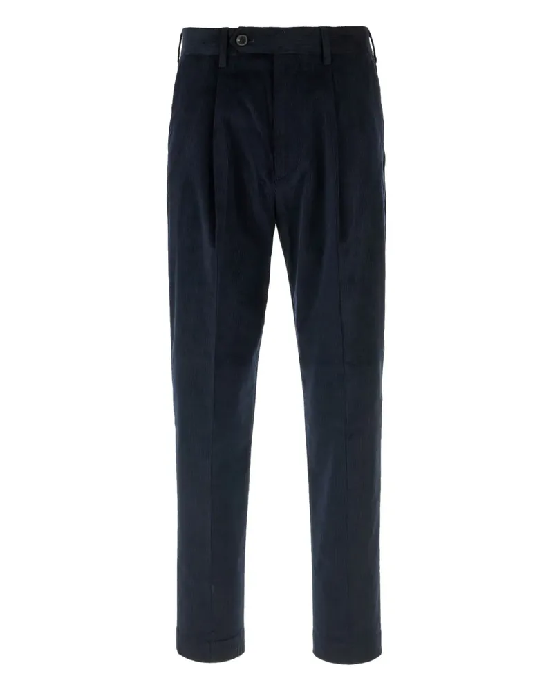 Paul Smith Cordhose mit Falten - Schwarz Schwarz