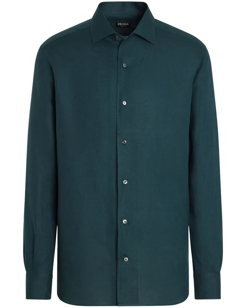 Ermenegildo Zegna Oasi Hemd - Blau Blau