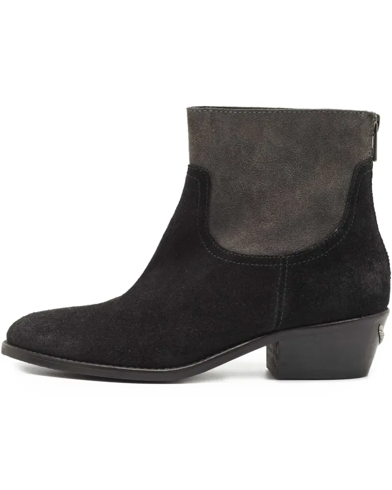 Zadig & Voltaire Stiefel aus Wildleder - Schwarz Schwarz